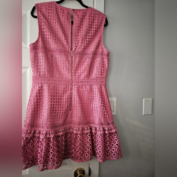 Ever New Pink Lace Dress, Size 12 - Picture 3 of 7